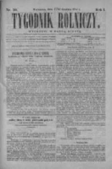 Tygodnik Rolniczy. Pismo wszelkim gałęziom przemysłu rolnego poświęcone 1872 IV, Nr 50