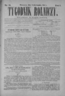 Tygodnik Rolniczy. Pismo wszelkim gałęziom przemysłu rolnego poświęcone 1872 IV, Nr 51
