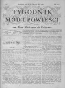 Tygodnik Mód i Powieści. Pismo ilustrowane dla kobiet z dodatkiem Ubiory i Roboty 1900 II, No 17