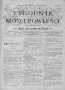 Tygodnik Mód i Powieści. Pismo ilustrowane dla kobiet z dodatkiem Ubiory i Roboty 1900 II, No 18
