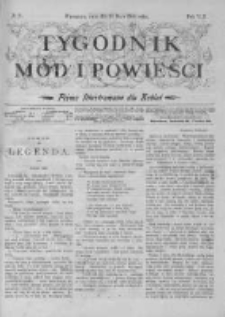 Tygodnik Mód i Powieści. Pismo ilustrowane dla kobiet z dodatkiem Ubiory i Roboty 1900 II, No 21