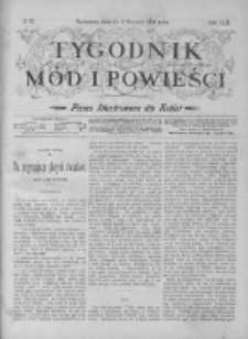 Tygodnik Mód i Powieści. Pismo ilustrowane dla kobiet z dodatkiem Ubiory i Roboty 1900 III, No 33