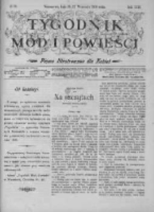 Tygodnik Mód i Powieści. Pismo ilustrowane dla kobiet z dodatkiem Ubiory i Roboty 1900 III, No 38
