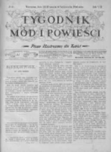 Tygodnik Mód i Powieści. Pismo ilustrowane dla kobiet z dodatkiem Ubiory i Roboty 1900 III, No 40