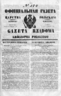 Gazeta Rządowa Królestwa Polskiego 1850 III, No 170
