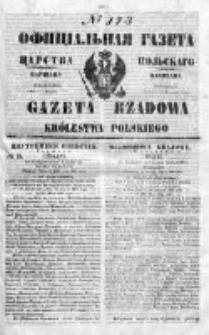 Gazeta Rządowa Królestwa Polskiego 1850 III, No 173