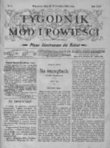 Tygodnik Mód i Powieści. Pismo ilustrowane dla kobiet z dodatkiem Ubiory i Roboty 1900 IV, No 51