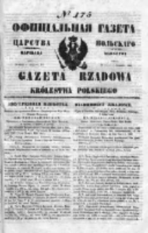 Gazeta Rządowa Królestwa Polskiego 1850 III, No 175