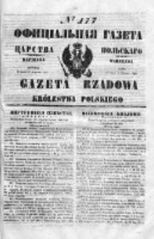 Gazeta Rządowa Królestwa Polskiego 1850 III, No 177