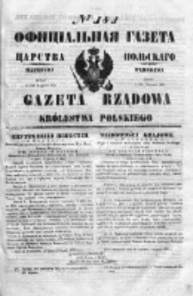 Gazeta Rządowa Królestwa Polskiego 1850 III, No 181