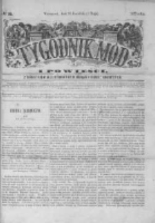 Tygodnik Mód i Powieści. Pismo ilustrowane dla kobiet z dodatkiem Ubiory i Roboty 1875 II, No 19