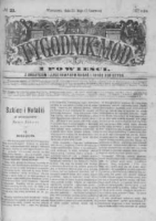 Tygodnik Mód i Powieści. Pismo ilustrowane dla kobiet z dodatkiem Ubiory i Roboty 1875 II, No 23