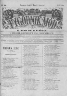 Tygodnik Mód i Powieści. Pismo ilustrowane dla kobiet z dodatkiem Ubiory i Roboty 1875 II, No 24