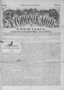 Tygodnik Mód i Powieści. Pismo ilustrowane dla kobiet z dodatkiem Ubiory i Roboty 1875 II, No 25