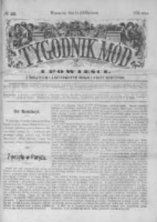 Tygodnik Mód i Powieści. Pismo ilustrowane dla kobiet z dodatkiem Ubiory i Roboty 1875 II, No 26