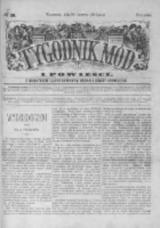 Tygodnik Mód i Powieści. Pismo ilustrowane dla kobiet z dodatkiem Ubiory i Roboty 1875 II, No 28