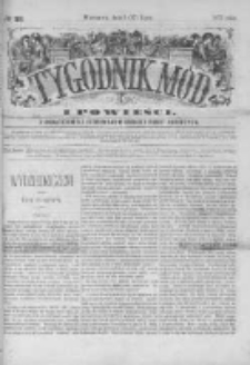 Tygodnik Mód i Powieści. Pismo ilustrowane dla kobiet z dodatkiem Ubiory i Roboty 1875 III, No 29