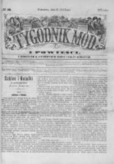 Tygodnik Mód i Powieści. Pismo ilustrowane dla kobiet z dodatkiem Ubiory i Roboty 1875 III, No 30