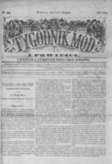 Tygodnik Mód i Powieści. Pismo ilustrowane dla kobiet z dodatkiem Ubiory i Roboty 1875 III, No 34