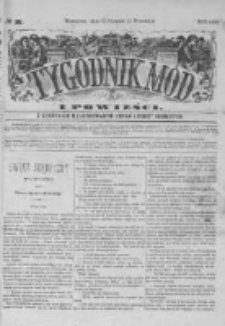 Tygodnik Mód i Powieści. Pismo ilustrowane dla kobiet z dodatkiem Ubiory i Roboty 1875 III, No 36