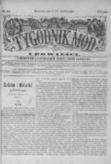 Tygodnik Mód i Powieści. Pismo ilustrowane dla kobiet z dodatkiem Ubiory i Roboty 1875 IV, No 43