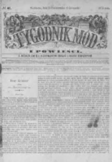 Tygodnik Mód i Powieści. Pismo ilustrowane dla kobiet z dodatkiem Ubiory i Roboty 1875 IV, No 45