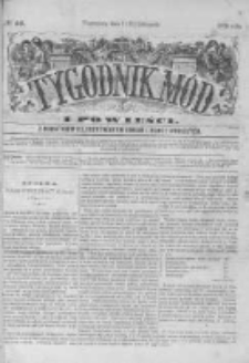 Tygodnik Mód i Powieści. Pismo ilustrowane dla kobiet z dodatkiem Ubiory i Roboty 1875 IV, No 46