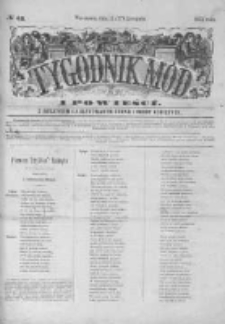 Tygodnik Mód i Powieści. Pismo ilustrowane dla kobiet z dodatkiem Ubiory i Roboty 1875 IV, No 48