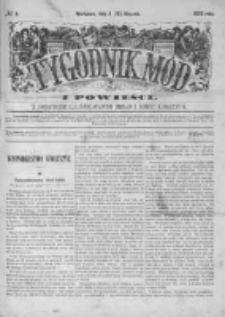 Tygodnik Mód i Powieści. Pismo ilustrowane dla kobiet z dodatkiem Ubiory i Roboty 1876 I, No 3