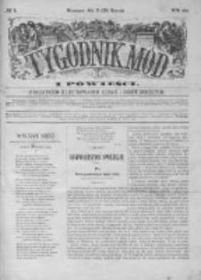 Tygodnik Mód i Powieści. Pismo ilustrowane dla kobiet z dodatkiem Ubiory i Roboty 1876 I, No 5