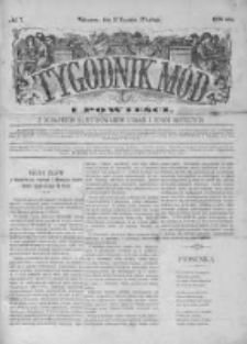 Tygodnik Mód i Powieści. Pismo ilustrowane dla kobiet z dodatkiem Ubiory i Roboty 1876 I, No 7