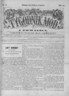 Tygodnik Mód i Powieści. Pismo ilustrowane dla kobiet z dodatkiem Ubiory i Roboty 1876 I, No 14