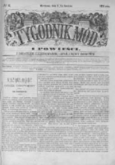 Tygodnik Mód i Powieści. Pismo ilustrowane dla kobiet z dodatkiem Ubiory i Roboty 1876 II, No 16