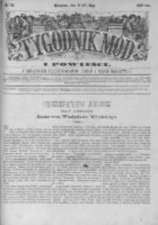 Tygodnik Mód i Powieści. Pismo ilustrowane dla kobiet z dodatkiem Ubiory i Roboty 1876 II, No 22