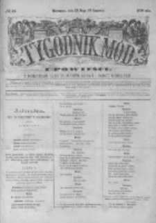 Tygodnik Mód i Powieści. Pismo ilustrowane dla kobiet z dodatkiem Ubiory i Roboty 1876 II, No 24