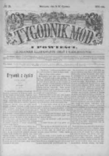 Tygodnik Mód i Powieści. Pismo ilustrowane dla kobiet z dodatkiem Ubiory i Roboty 1876 II, No 25