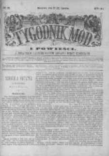 Tygodnik Mód i Powieści. Pismo ilustrowane dla kobiet z dodatkiem Ubiory i Roboty 1876 II, No 26