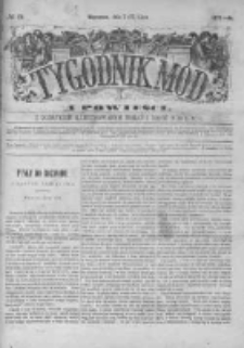 Tygodnik Mód i Powieści. Pismo ilustrowane dla kobiet z dodatkiem Ubiory i Roboty 1876 III, No 29