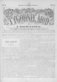 Tygodnik Mód i Powieści. Pismo ilustrowane dla kobiet z dodatkiem Ubiory i Roboty 1876 III, No 33