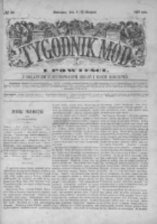 Tygodnik Mód i Powieści. Pismo ilustrowane dla kobiet z dodatkiem Ubiory i Roboty 1876 III, No 34