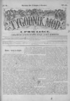 Tygodnik Mód i Powieści. Pismo ilustrowane dla kobiet z dodatkiem Ubiory i Roboty 1876 III, No 36