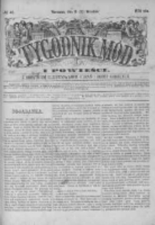 Tygodnik Mód i Powieści. Pismo ilustrowane dla kobiet z dodatkiem Ubiory i Roboty 1876 III, No 40
