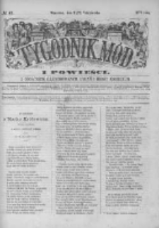 Tygodnik Mód i Powieści. Pismo ilustrowane dla kobiet z dodatkiem Ubiory i Roboty 1876 IV, No 43