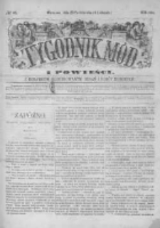 Tygodnik Mód i Powieści. Pismo ilustrowane dla kobiet z dodatkiem Ubiory i Roboty 1876 IV, No 45