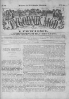 Tygodnik Mód i Powieści. Pismo ilustrowane dla kobiet z dodatkiem Ubiory i Roboty 1876 IV, No 46