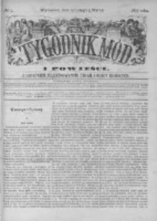 Tygodnik Mód i Powieści. Pismo ilustrowane dla kobiet z dodatkiem Ubiory i Roboty 1877 I, No 9