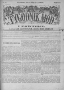 Tygodnik Mód i Powieści. Pismo ilustrowane dla kobiet z dodatkiem Ubiory i Roboty 1877 II, No 22