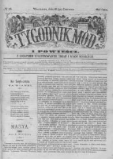 Tygodnik Mód i Powieści. Pismo ilustrowane dla kobiet z dodatkiem Ubiory i Roboty 1877 II, No 26