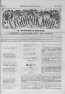 Tygodnik Mód i Powieści. Pismo ilustrowane dla kobiet z dodatkiem Ubiory i Roboty 1877 III, No 29