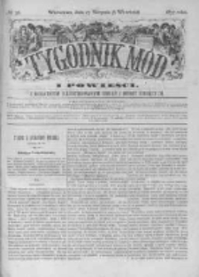 Tygodnik Mód i Powieści. Pismo ilustrowane dla kobiet z dodatkiem Ubiory i Roboty 1877 III, No 36